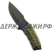 Нож NAV-H Matte Black Oxide D2 Steel Coyote Camo Handle Coyote Kydex Sheath Medford MF/NAV-H OxBk-CoCam-KyCoy R